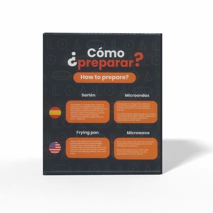 Pupusas Congeladas de Frijol y Queso Típicos Nokal (Paquete de 10)