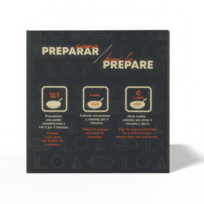 Pupusas Congeladas de Queso Típicos Nokal (Paquete de 10)